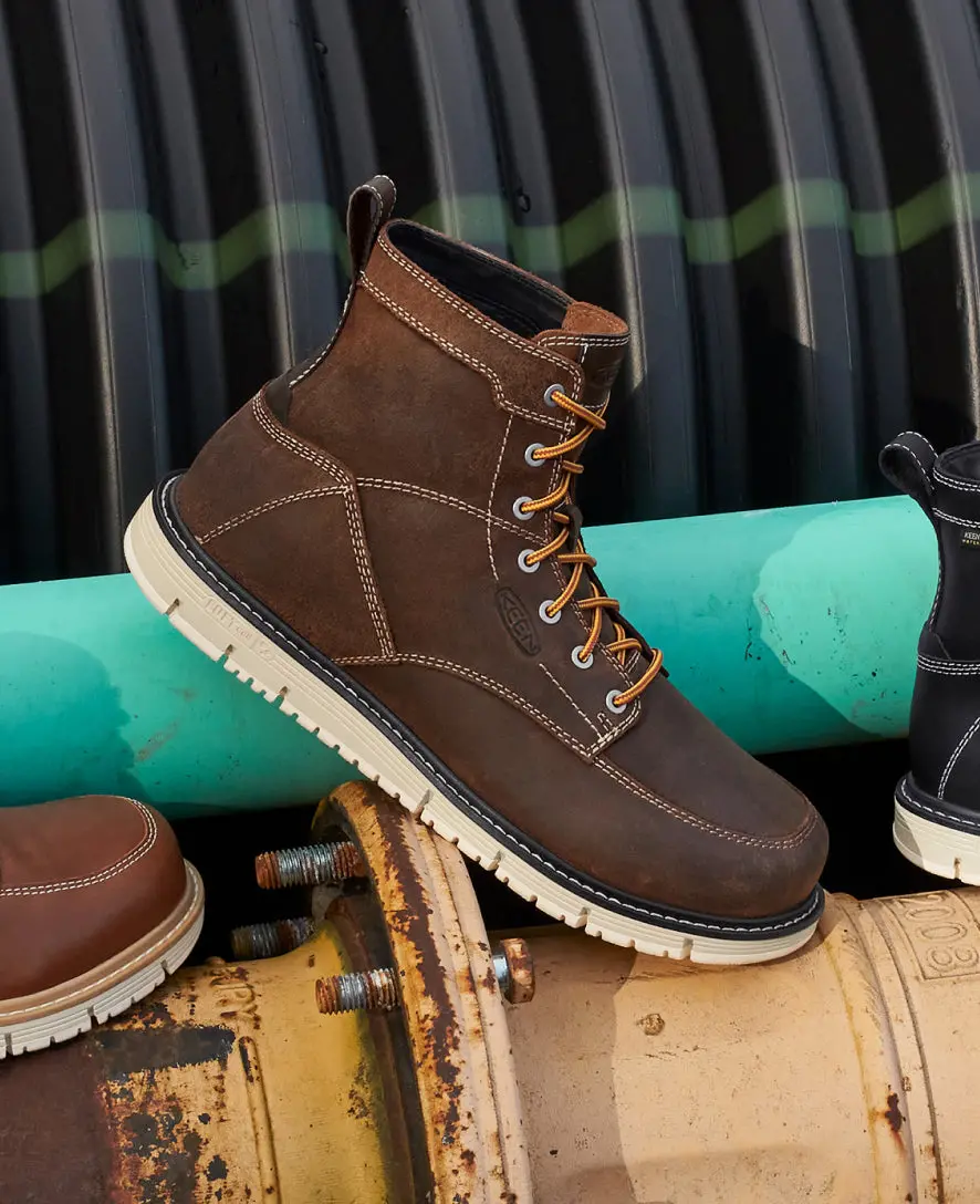 Men's San Jose 6" Boot (Soft Toe) | Gingerbread/Off White 8