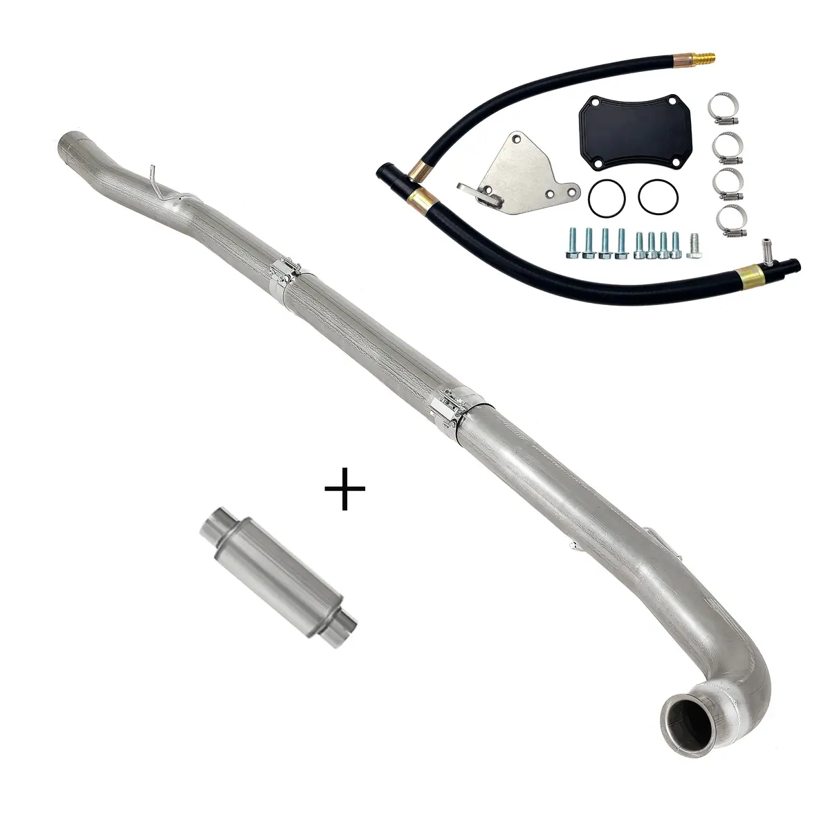 Seguler 4"/5" Dp-Back Dpf/Egr Delete Kit For 2011-2016 6.6L Duramax Lml 1