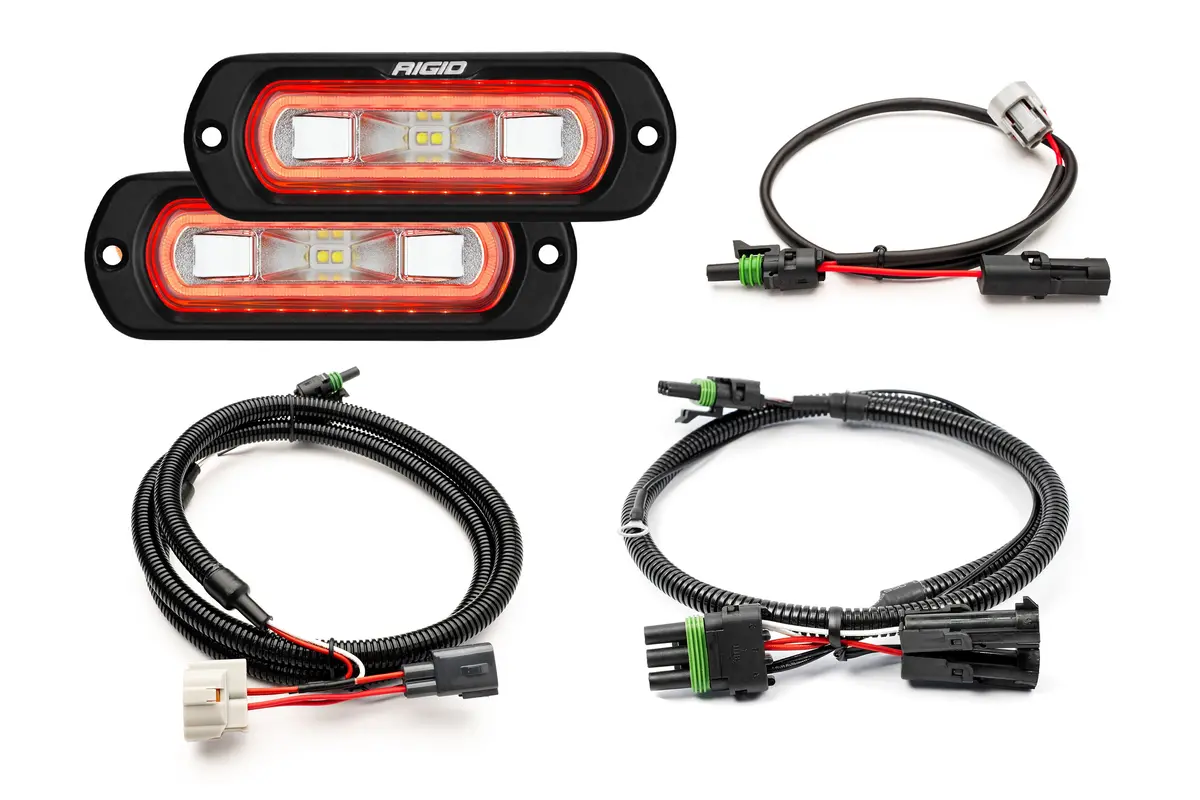 Spv Parts 2024 Up Toyota Tacoma (Flush Mount/Arb Bumper) Rigid Sr-L Reverse Light Kit Plug N Play Srl 1