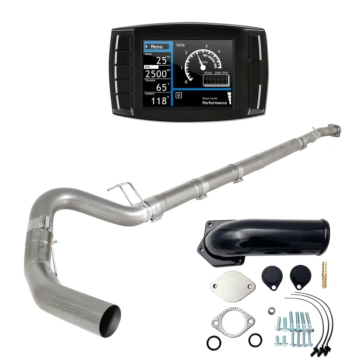 Dpf/Def/Egr Delete All-In-One Kit For 5" 2008-2010 6.4L Ford Powerstroke 1