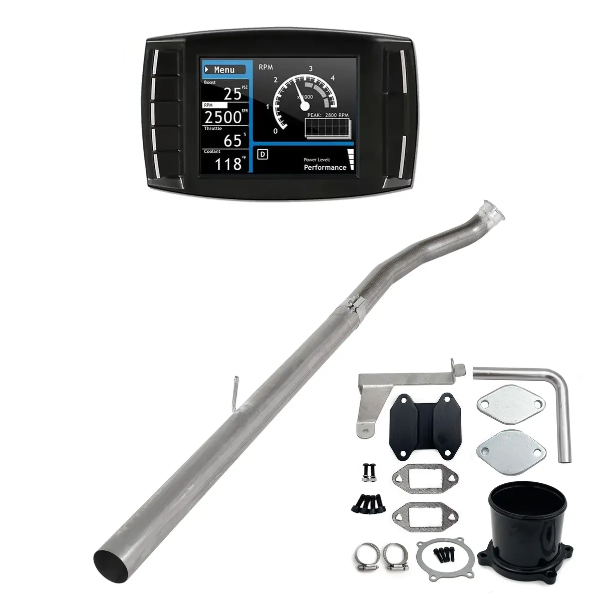 4" Dpf/Def/Egr/Ccv Delete All-In-One Kit For 2007.5-2009 6.7L Ram Cummins 1