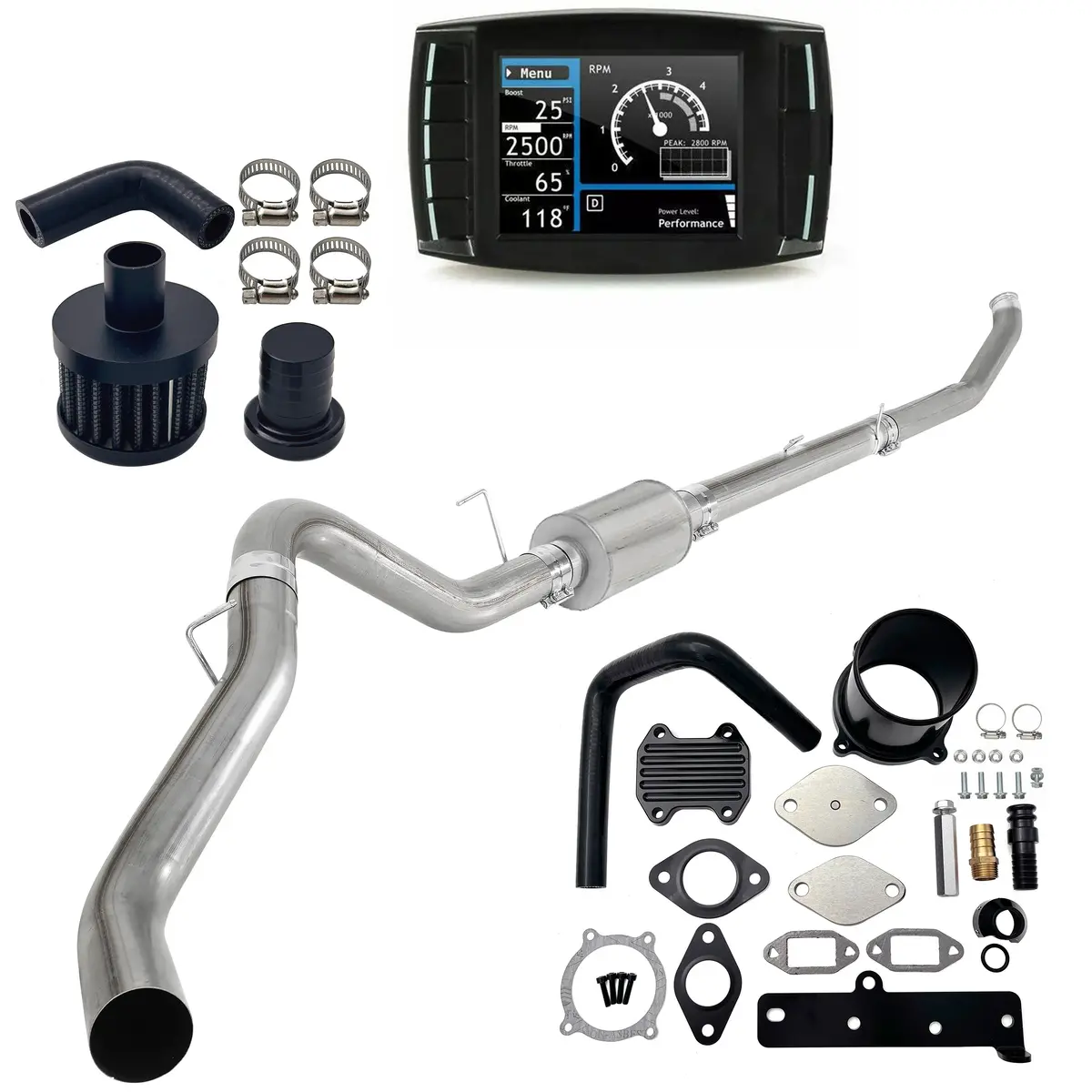 Seguler 2013-2018 6.7L Ram Cummins 5" Dpf/Egr/Ccv Delete All-In-One Kit 1