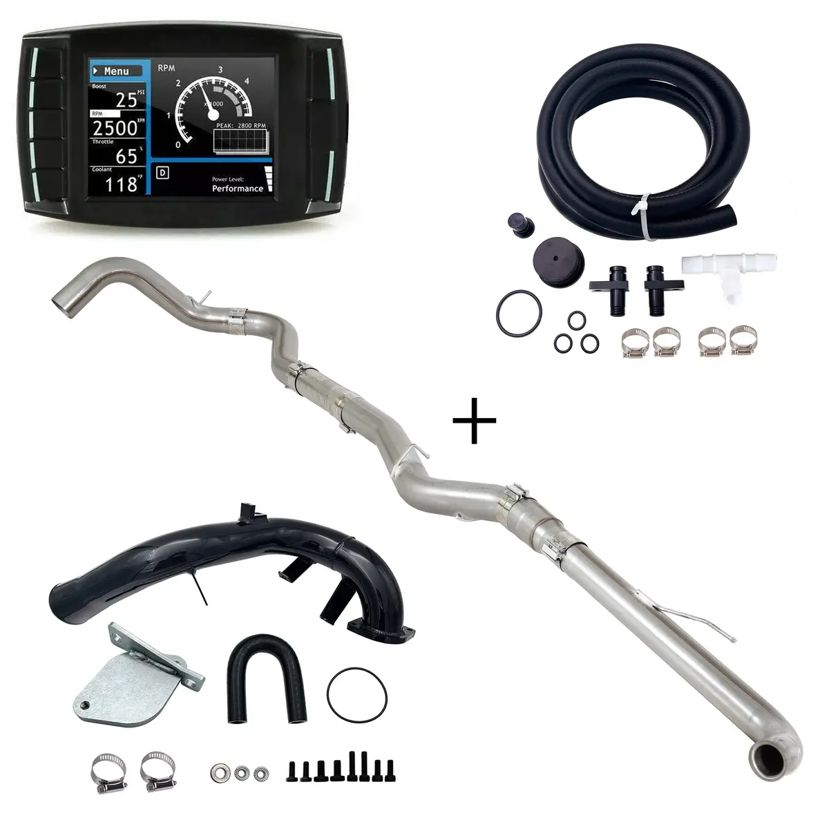 Seguler 5" Dpf/Egr/Ccv Delete All-In-One Kit For 2007.5-2010 6.6L Duramax Lmm 1