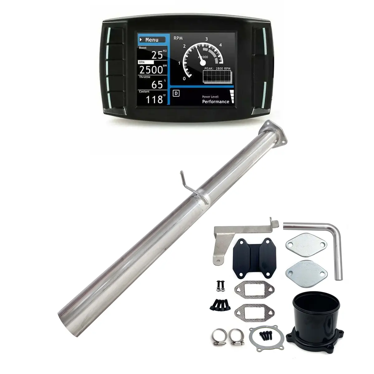 4" Dpf/Def/Egr/Ccv Delete All-In-One Kit For 2007-2009 6.7L Ram Cummins 1