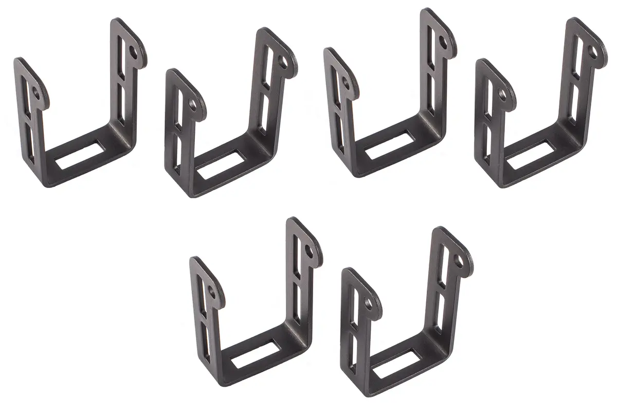 Rigid D-Series Top Side Mounting Brackets (Flips Light)  (Set Of 6) For 17+ Raptor/Bronco 1