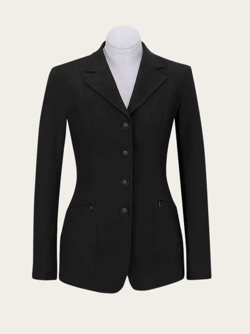 Rj Classics Women's Victory Orange Label Show Coat- Black Clearance 1
