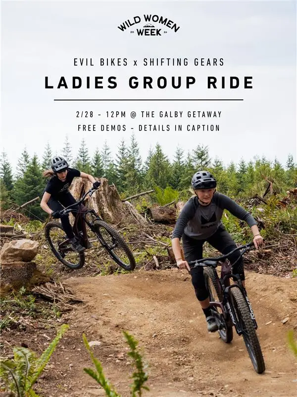 Ladies Group Mountain Bike Ride 1