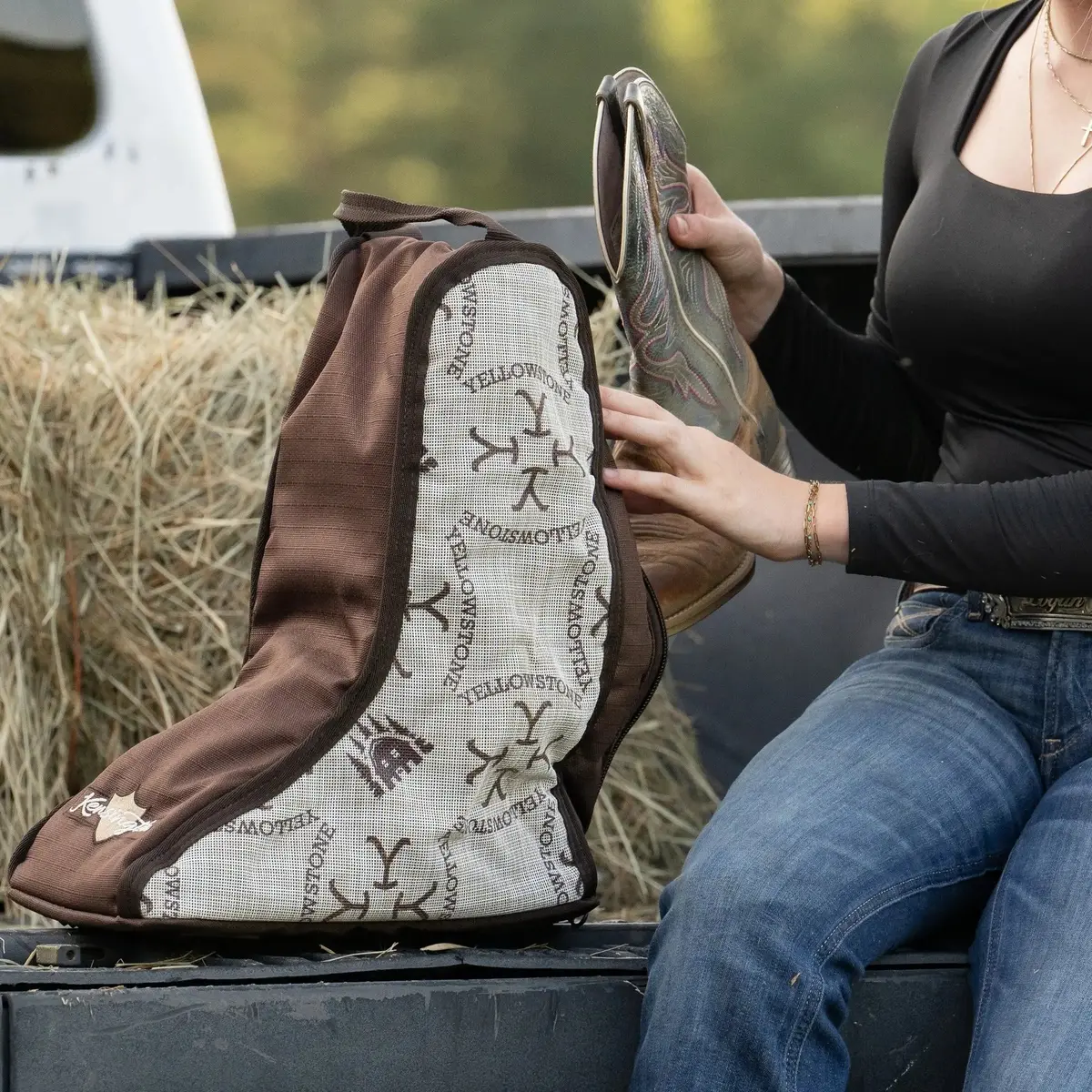 Yellowstone Western Boot Bag 1