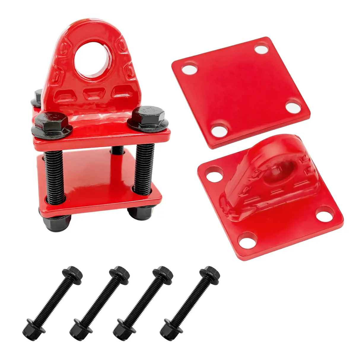 Seguler 2Pcs Shackle Mounts With Backer Plates 42,000 Lbs Break Strength 1