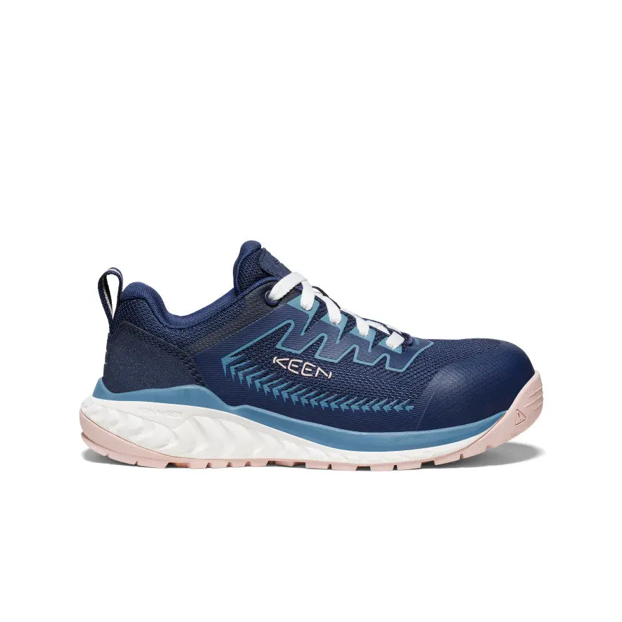 Women's Arvada Work Sneaker (Carbon Toe)  |  Naval Academy/Peach Whip 1