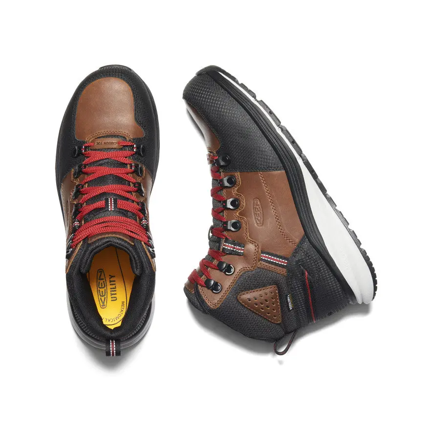 Men's Red Hook Waterproof Boot (Carbon Toe) | Tobacco/Black 4