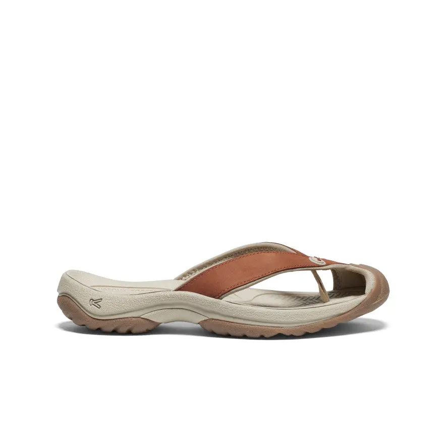 Women's Waimea Leather Flip-Flop  |  Sorrel Horse/Plaza Taupe 1