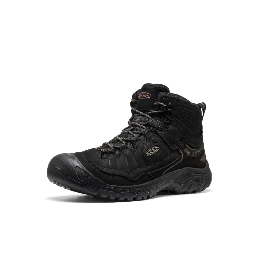 Men's Targhee Iv Wide Waterproof Hiking Boot | Triple Black 3
