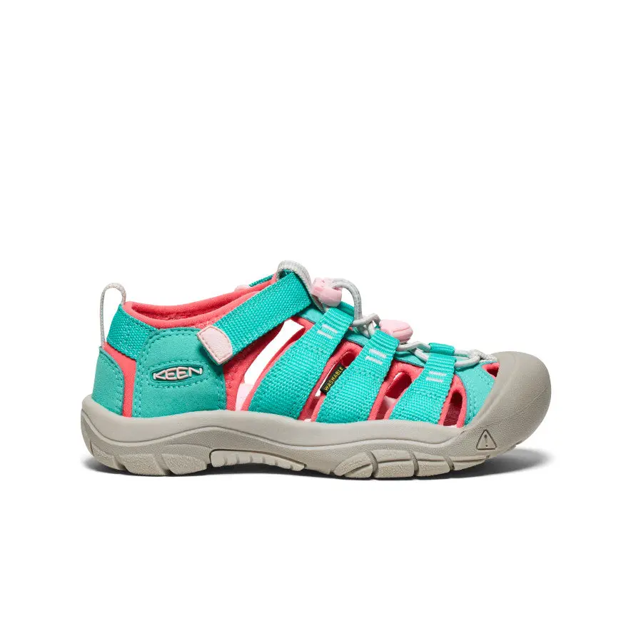 Big Kids' Newport H2  |  Bright Aqua/Giggle Pink 1