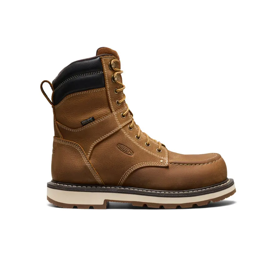 Men's Cincinnati 8" Waterproof 90° Heel Boot (Carbon Toe) | Belgian/Sandshell 1