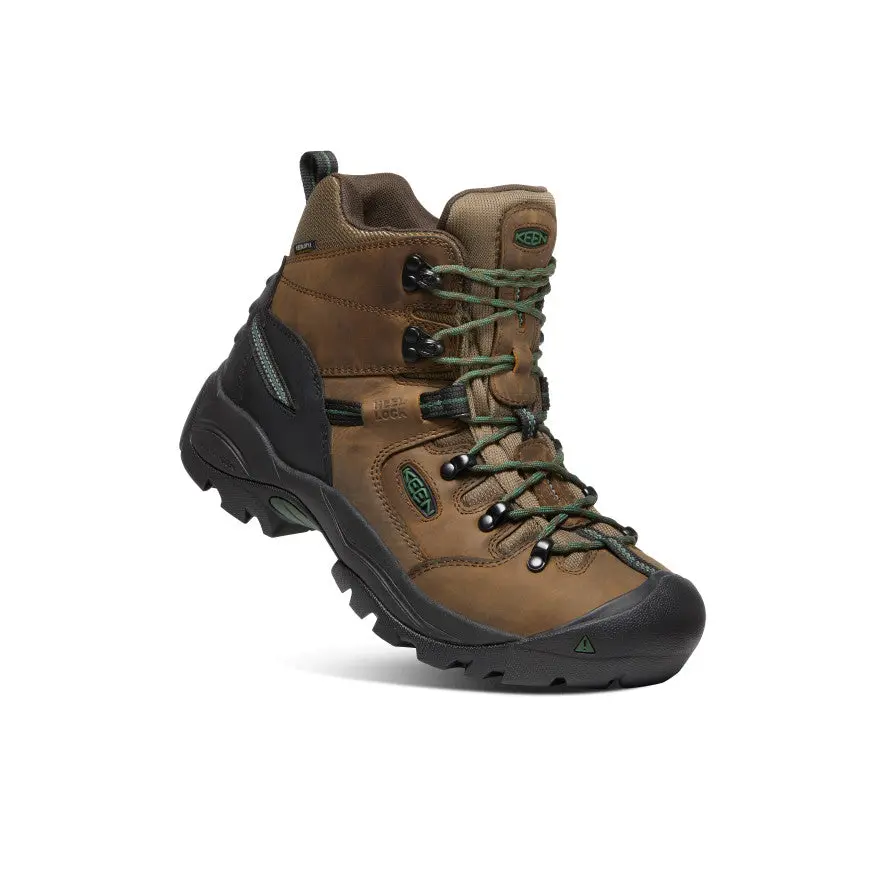 Men's Pittsburgh Energy 6" Waterproof Boot (Soft Toe) | Cascade Brown/Greener Pastures 3