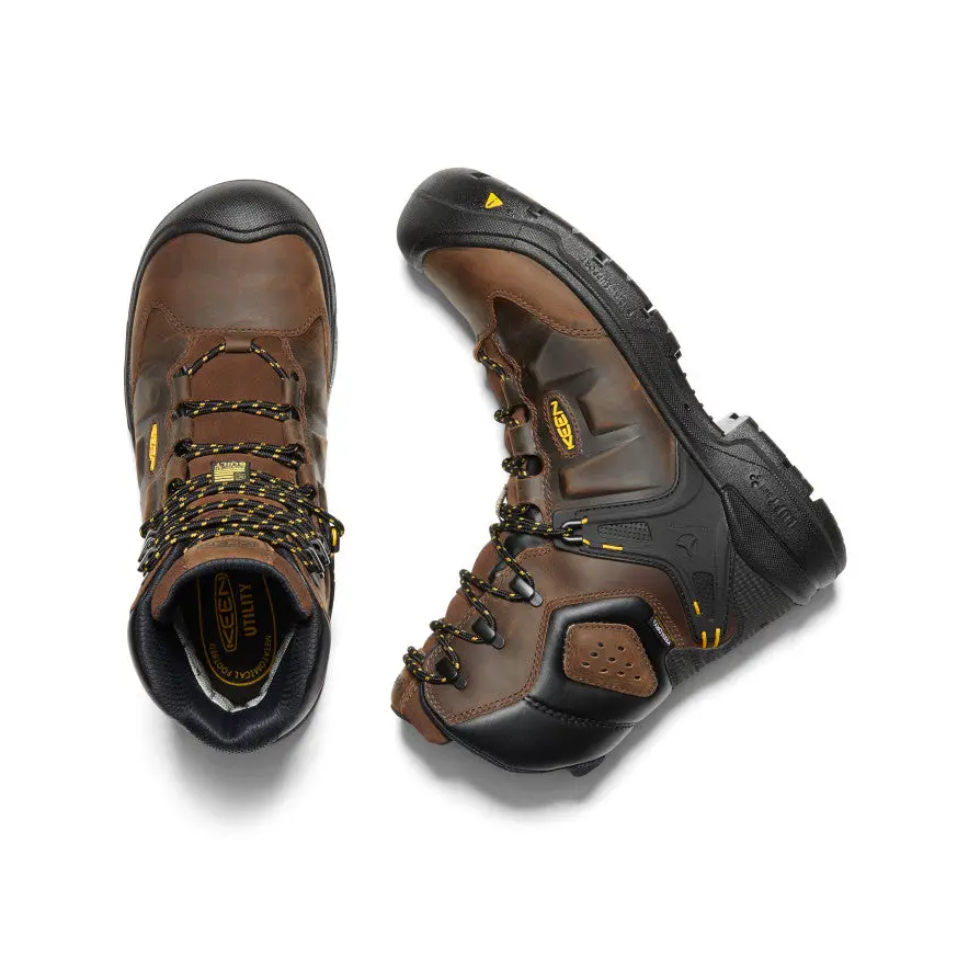 Men's Dover 8" Insulated Waterproof Boot (Carbon Toe) | Dark Earth/Black 4