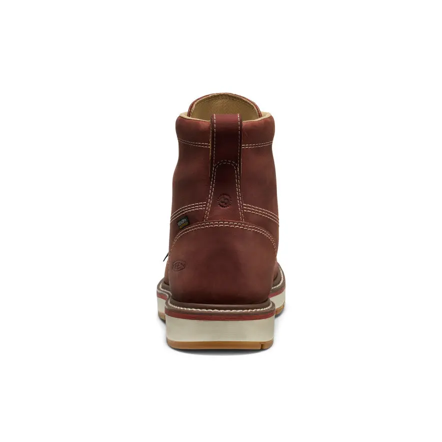 Men's Liberty 6" Waterproof 90° Heel Boot (Soft Toe) | Bombay Brown/Gum 5