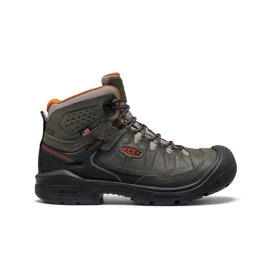 Men's Targhee Iv Waterproof Work Boot (Carbon Toe)  |  Magnet/Black 1