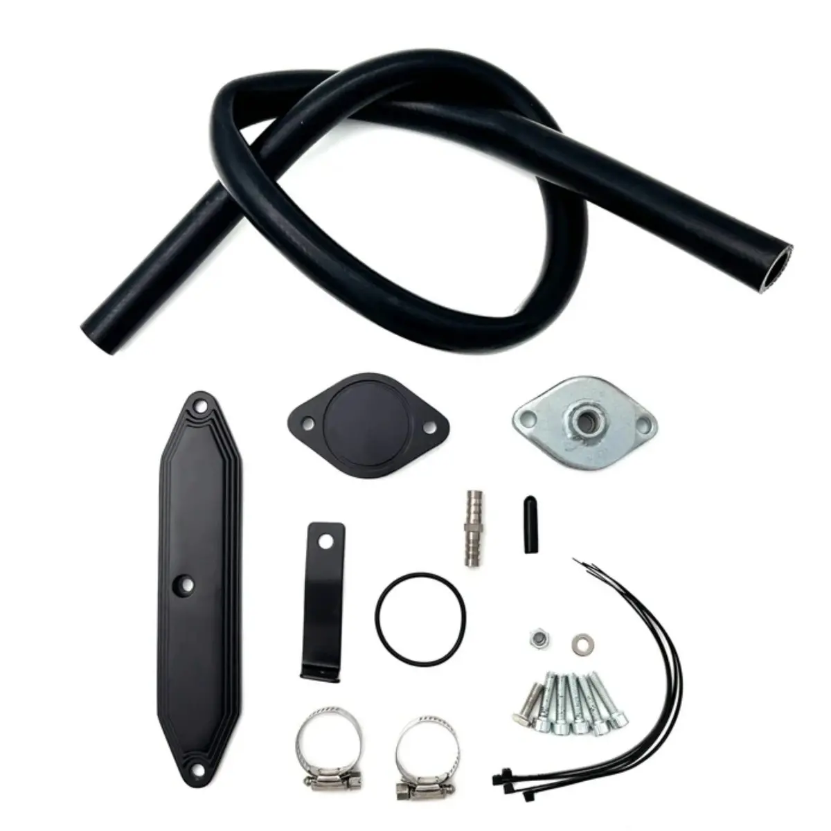 4" Cat & Dpf Delete Pipe & Egr Delete Kit For 11-17 Ford F250 350 6.7L Powerstroke 2