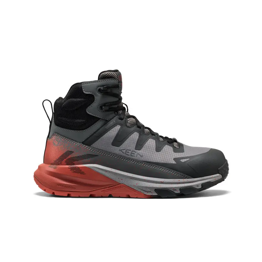 Men's Targhee Blur Waterproof Work Boot (Carbon Toe)  |  Steel Grey/Black 1