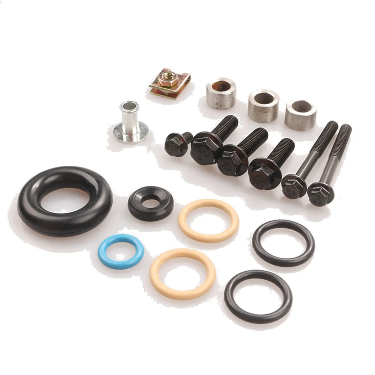 Inlet Manifold Gasket Set & Blue Hose For 2003-2010 6.0L Powerstroke Ford F250 F350 2