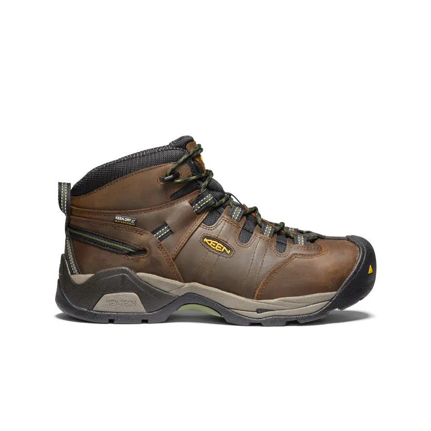 Men's Detroit Xt Waterproof Boot (Steel Toe)  |  Cascade Brown/Bronze Green 1