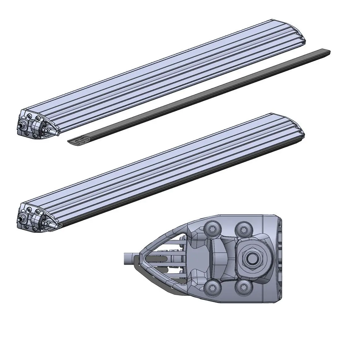 Rigid 2021+ Ford Bronco Roof Rack Mount Kit - 46725 2
