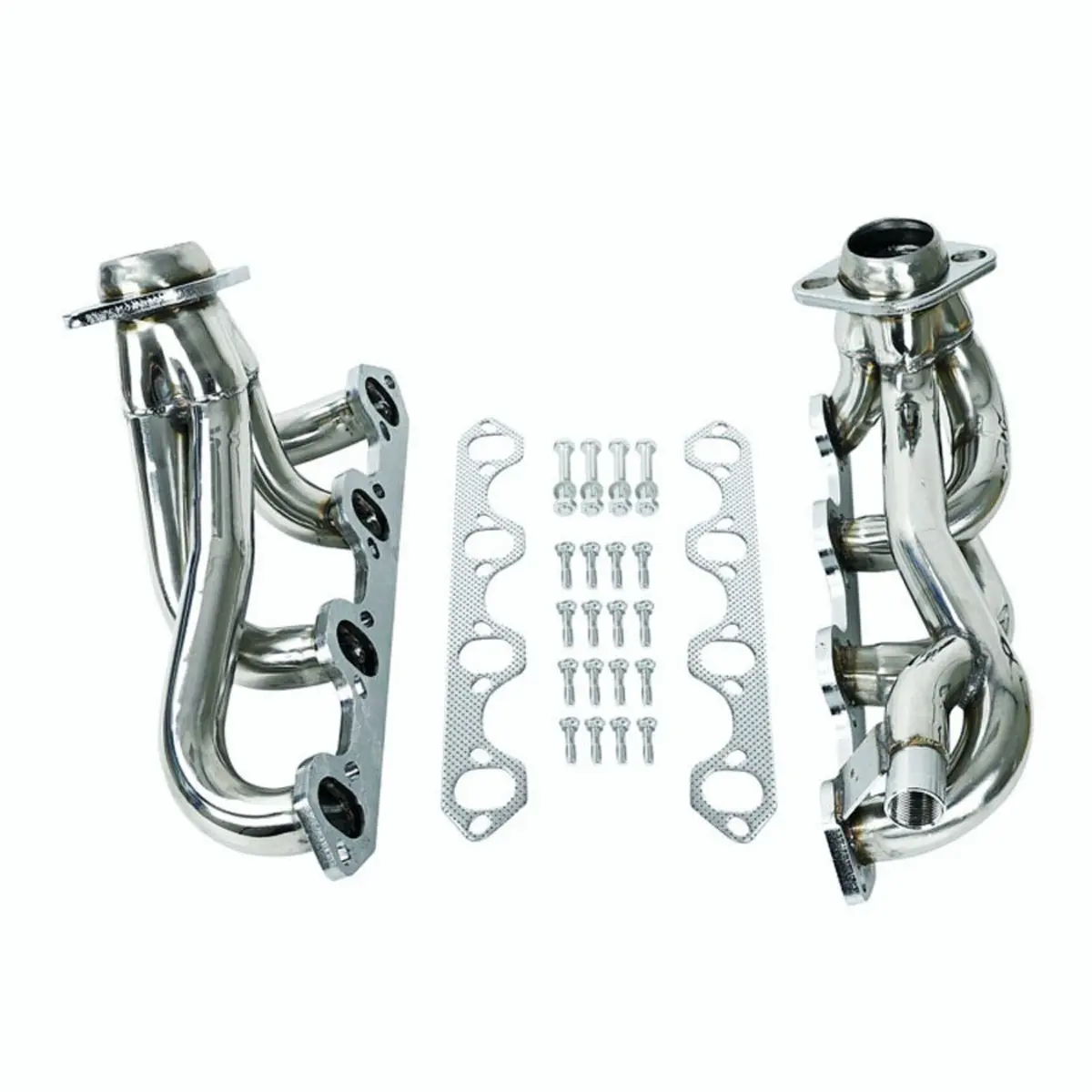 Stainless Steel Exhaust Header Manifold For Ford F150 F250 Bronco 1987-1996 5.8L V8 1