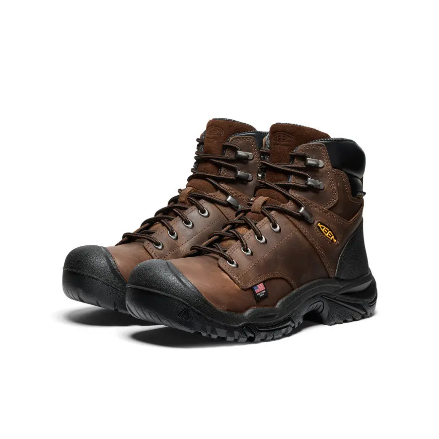 Men's Mt Vernon Ii 6" Waterproof Boot (Steel Toe) | Dark Earth/Black 2