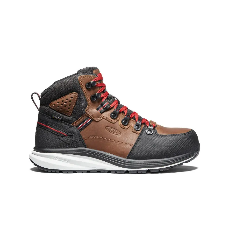 Men's Red Hook Waterproof Boot (Carbon Toe)  |  Tobacco/Black 1