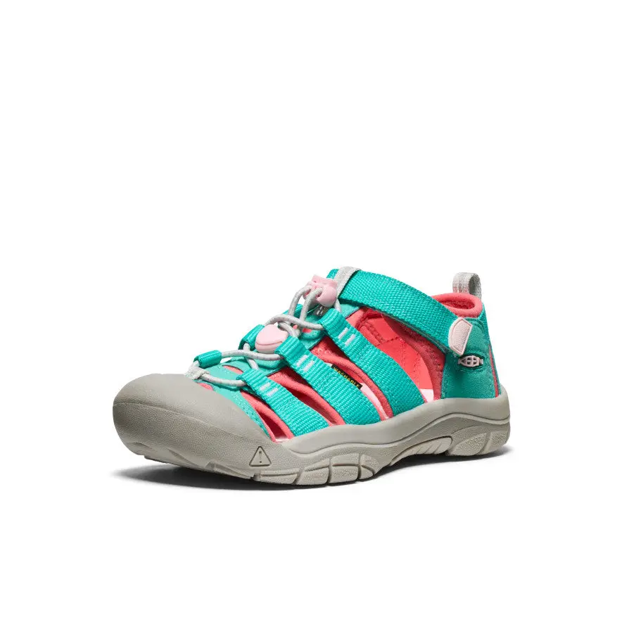 Big Kids' Newport H2 | Bright Aqua/Giggle Pink 3