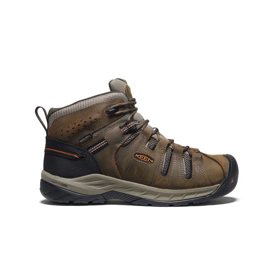 Men's Flint Ii Waterproof Mid (Soft Toe)  |  Black Olive/Brindle 1