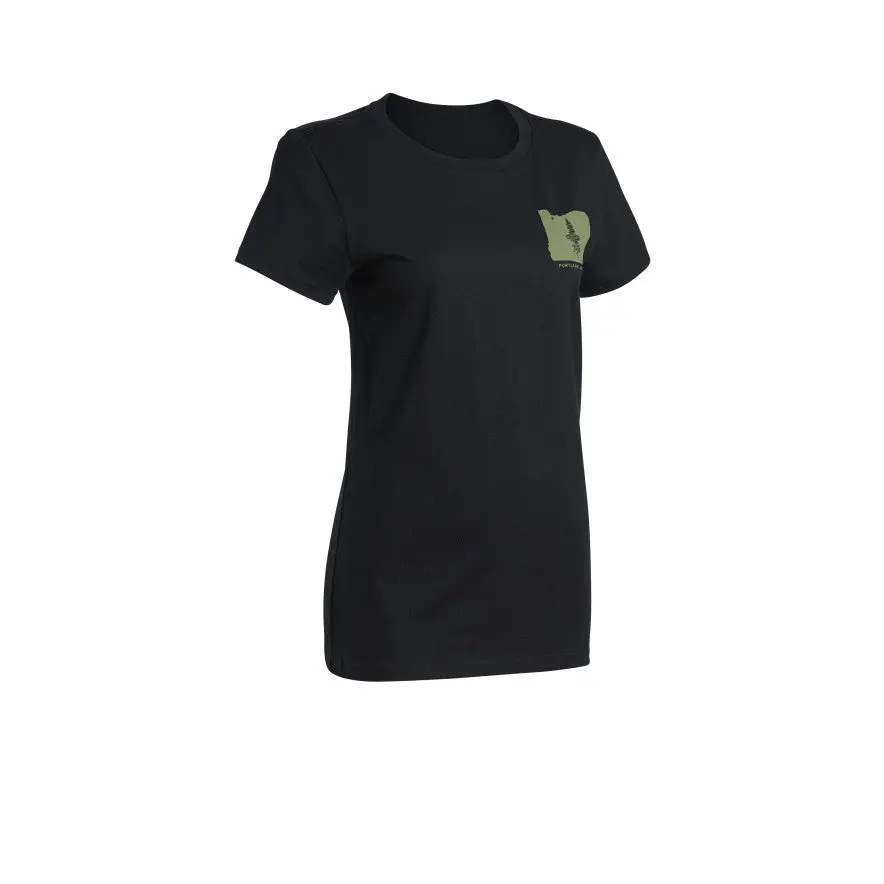 Women's Pnw Tee  |  Black 1