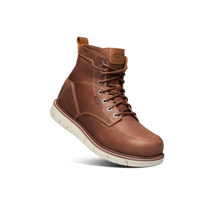 Men's San Jose 6" Boot (Soft Toe) | Gingerbread/Off White 3