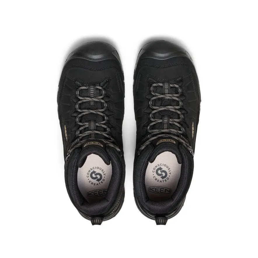 Men's Targhee Iv Wide Waterproof Hiking Boot | Triple Black 4