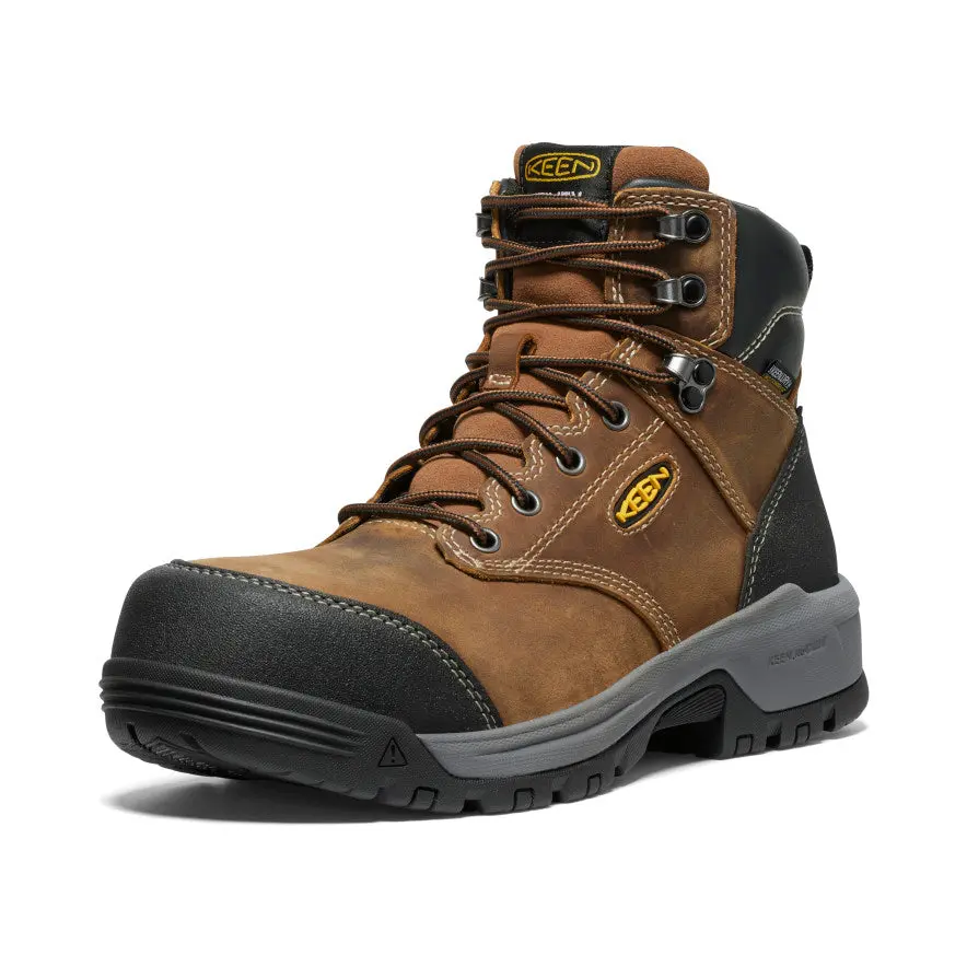 Men's Evanston 6" Waterproof Boot (Carbon Toe) | Bison/Black 3