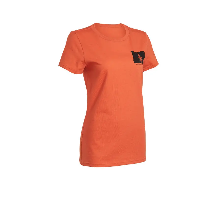 Women's Pnw Tee  |  Burnt Ochre 1