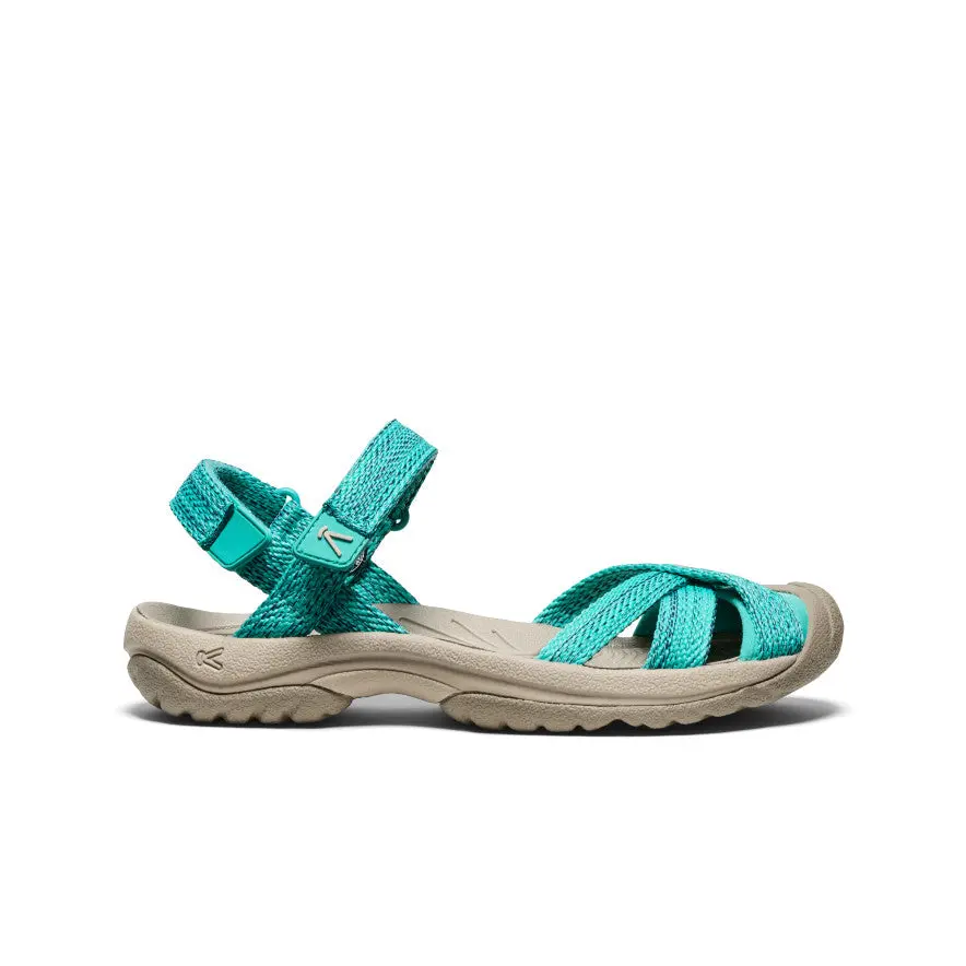 Women's Bali Strap Sandal  |  Bright Aqua 1