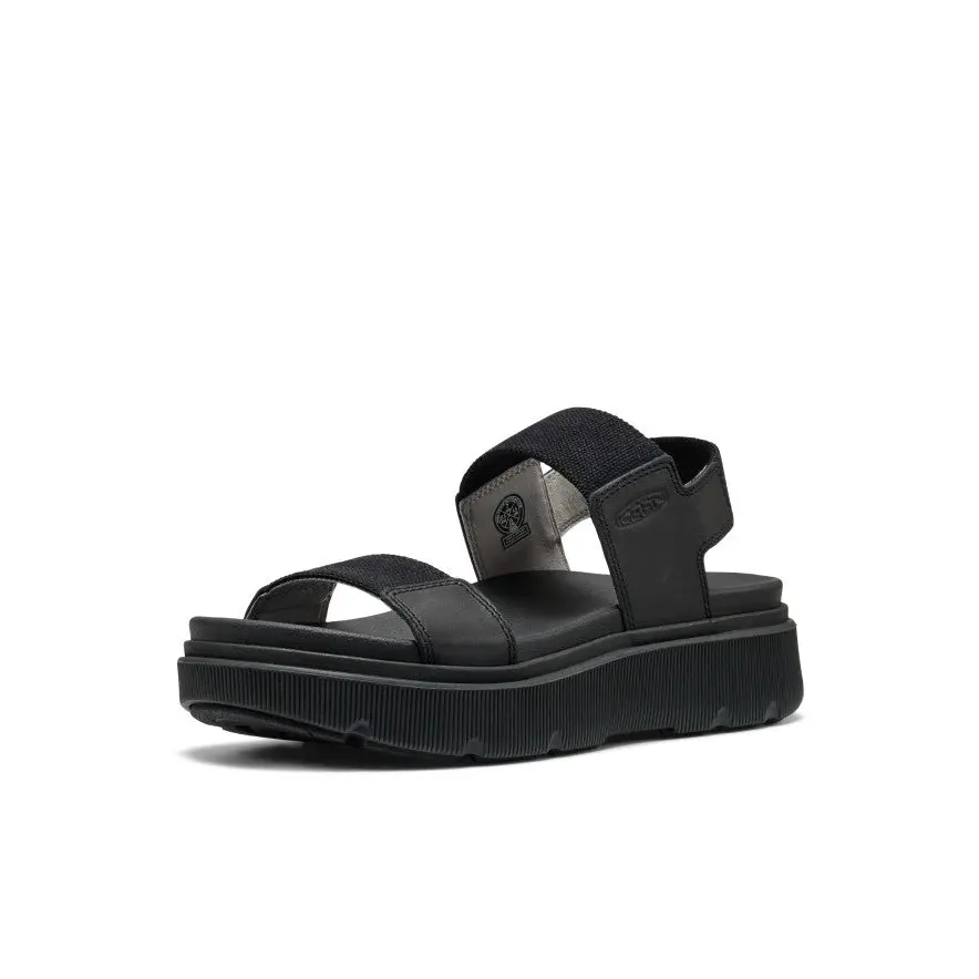Women's Elle Mila Backstrap Sandal | Black/Black 3