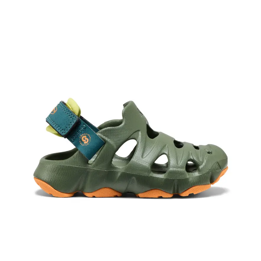 Toddlers' Hyperflt Clog  |  Bronze Green/Orange Peel 1