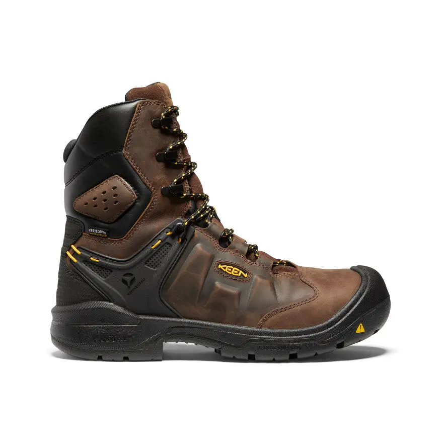 Men's Dover 8" Waterproof Boot (Carbon Toe)  |  Dark Earth/Black 1