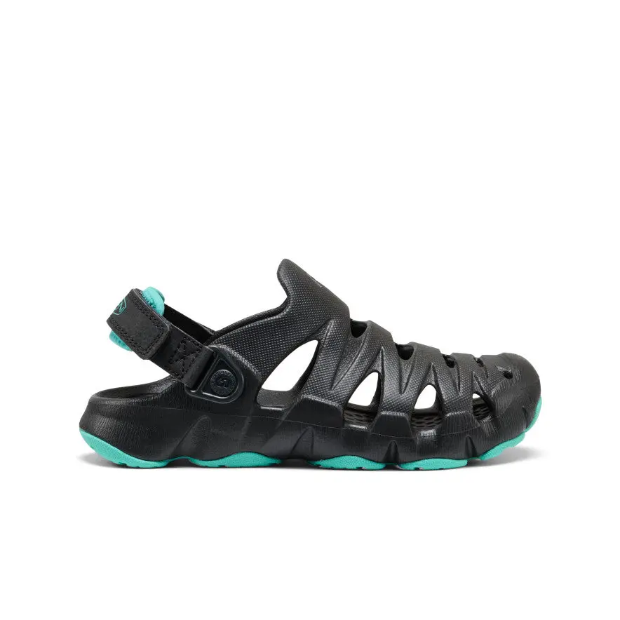 Big Kids' Hyperflt Clog  |  Black/Bright Aqua 1