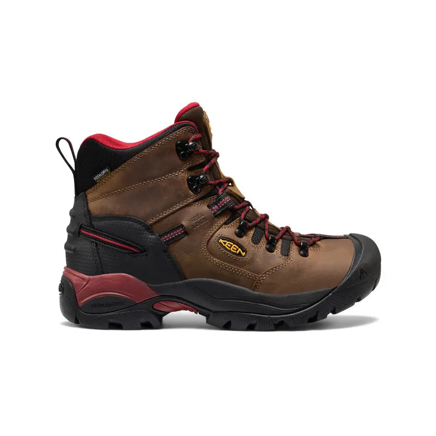 Men's Pittsburgh Energy 6" Waterproof Boot (Carbon Toe)  |  Bison/Black 1