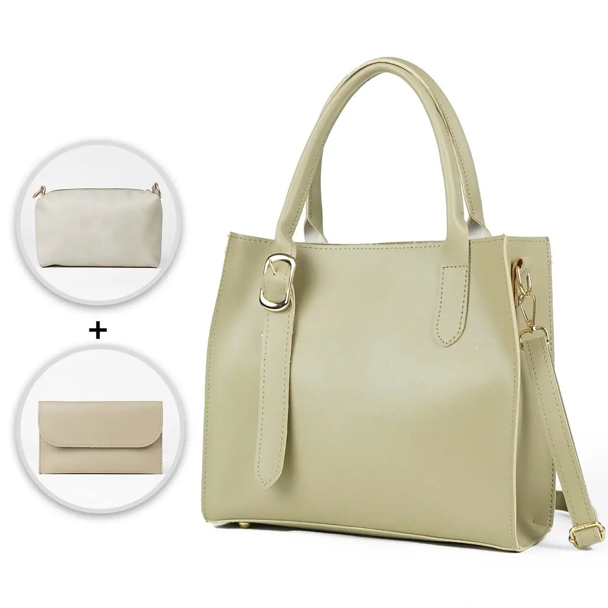 Posh Set Of 3 Bag Beige 1
