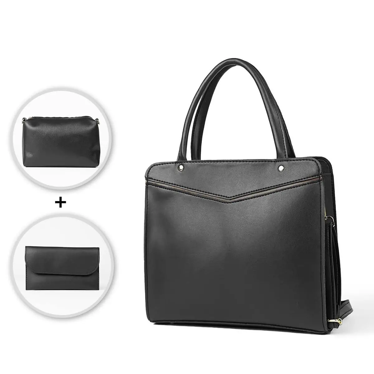 Smart Set Of 3 Bag Black 1