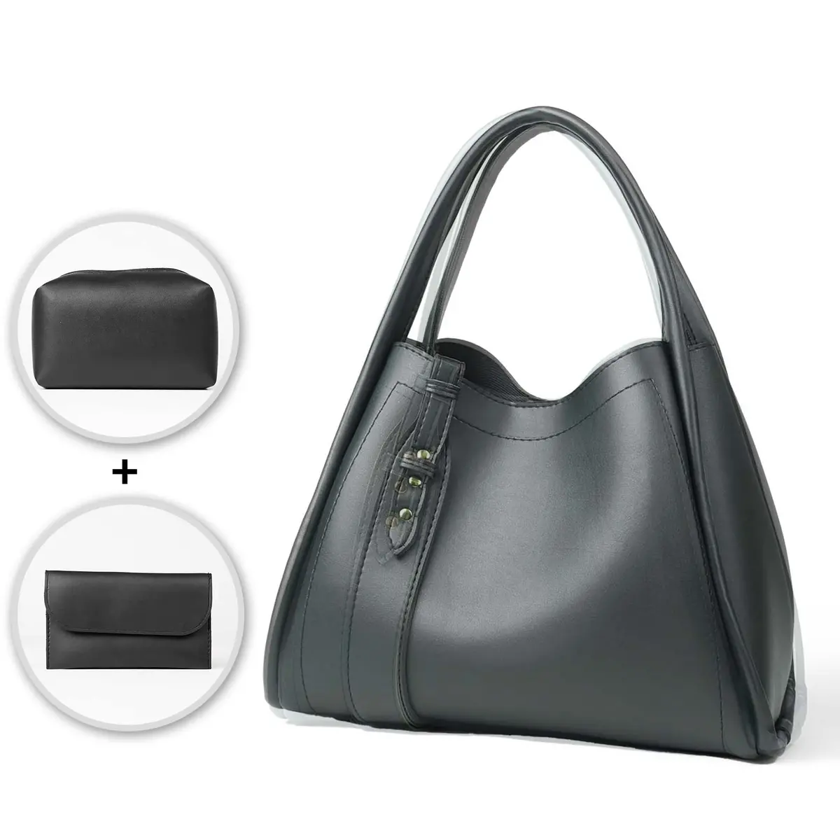 Humor Set Of 3 Bag Black 1