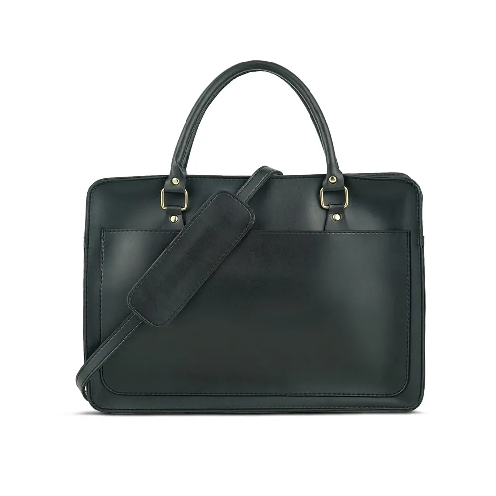 Multi Pockets Laptop Bag (Black) 1