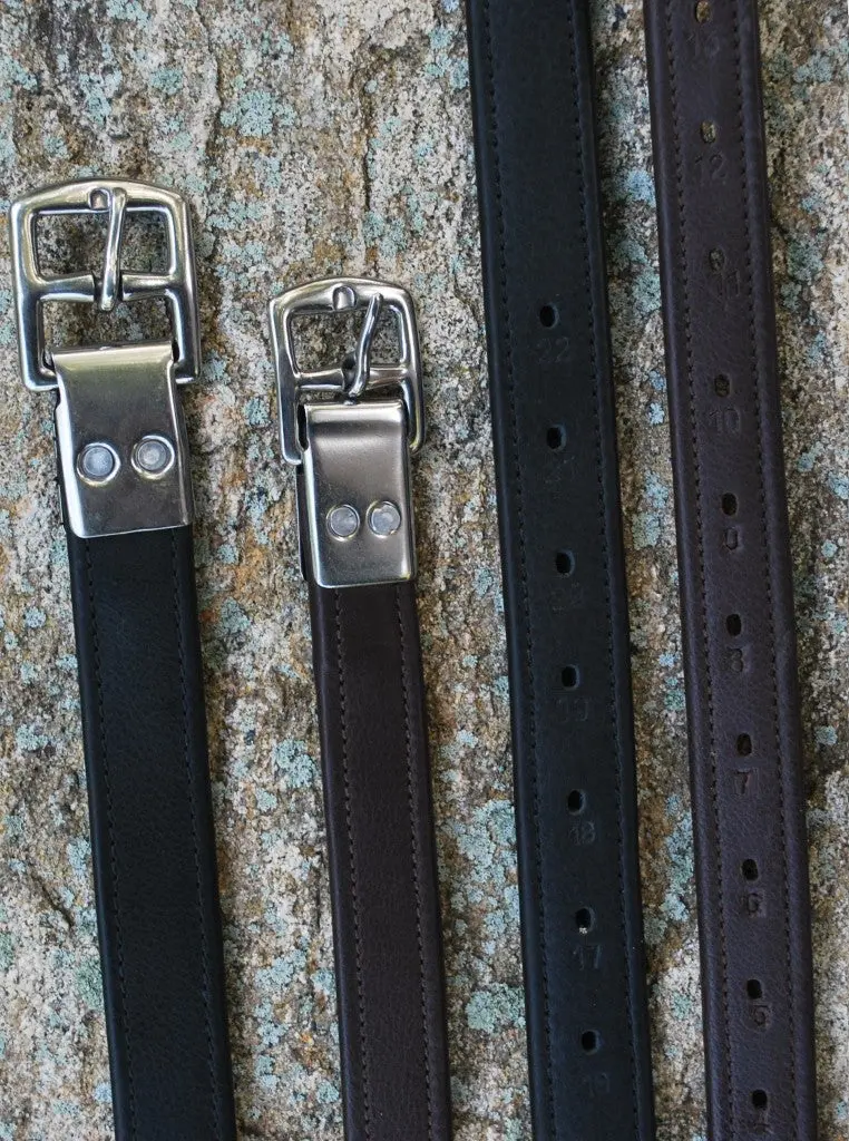 Kl Black Oak Riveted Stirrup Leathers (Black) 1