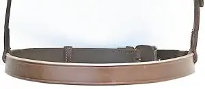 Bobby's English Tack Flat Leather Hunt Noseband 1